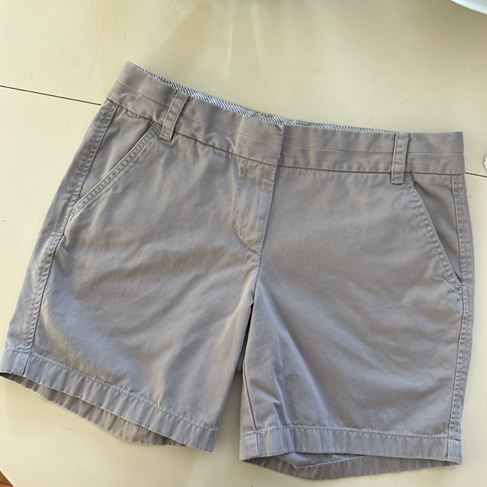 J.Crew Chino Weathered Classic Twill shorts.